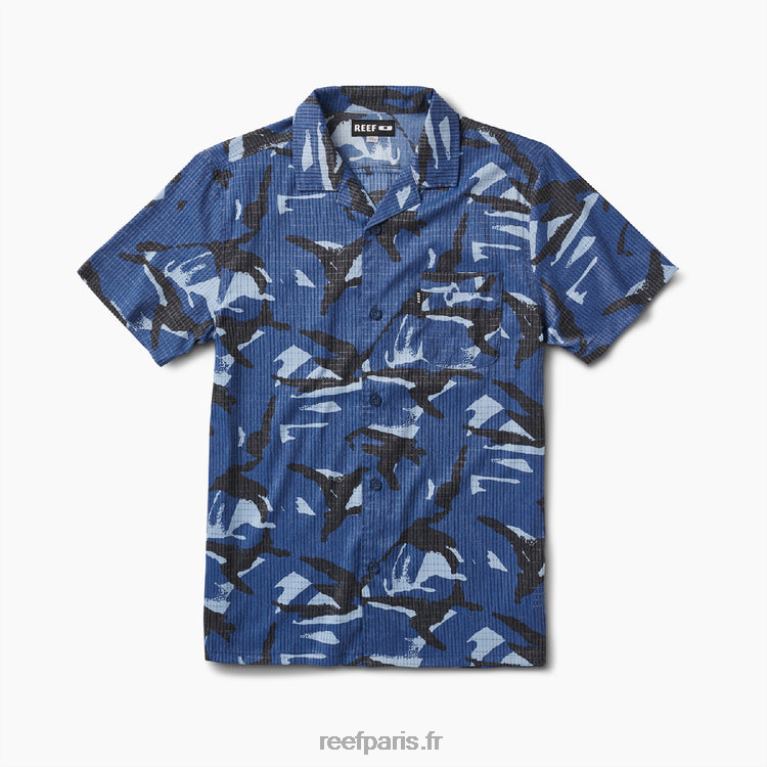 fr Reef chemise mécanique rhys Hommes insigne bleu 0XL0D663