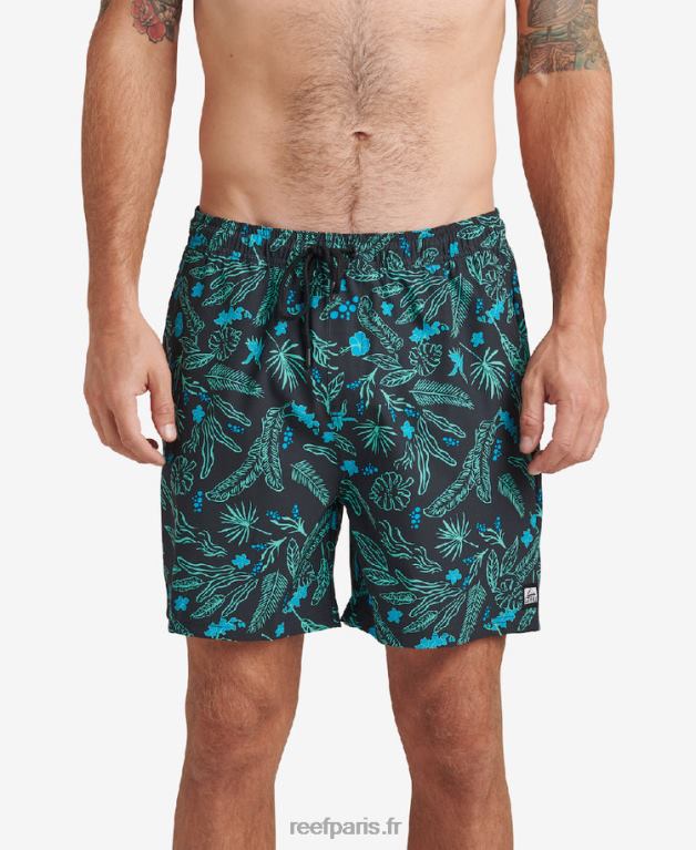en Reef boardshort everett 17" Hommes caviar 0XL0D716