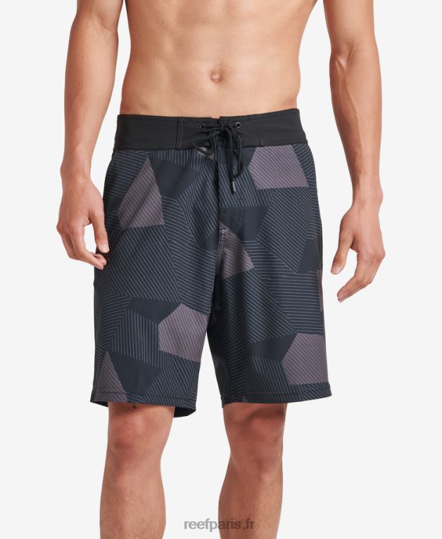 fr Reef boardshort burman 19" Hommes caviar 0XL0D701