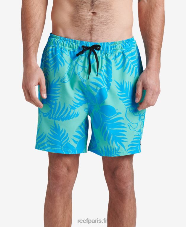 fr Reef planche walton short 19" Hommes vert électrique 0XL0D717