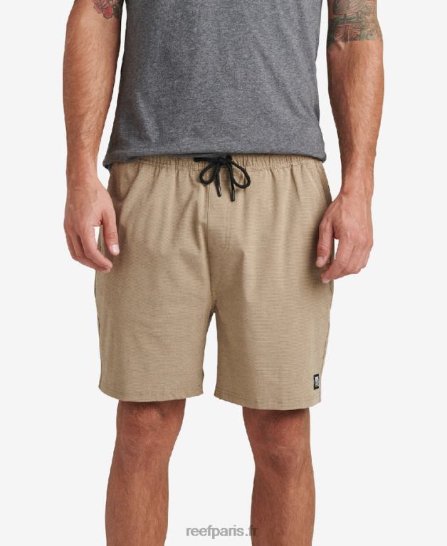 fr Reef short de marche taille élastique Fields 17" Hommes varech 0XL0D675