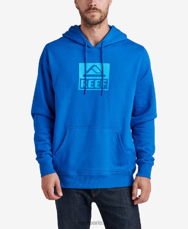 en Reef pull à capuche basique Hommes bleu lapis 0XL0D740