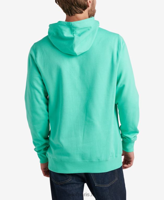 en Reef pull à capuche basique Hommes vert électrique 0XL0D738