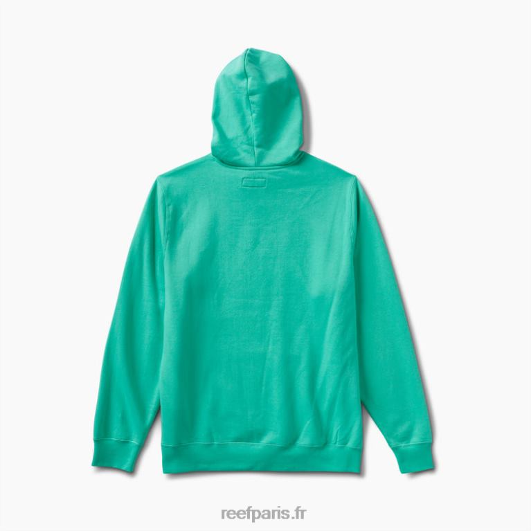 en Reef pull à capuche basique Hommes vert électrique 0XL0D738