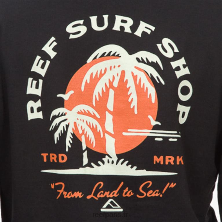 en Reef sweat à capuche shuffle Hommes noir 0XL0D728