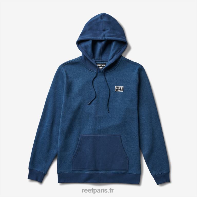fr Reef sweat à capuche station Hommes insigne bleu 0XL0D731