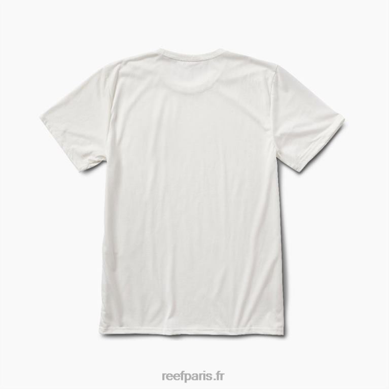 enT-shirt de surf Reef Surfari Hommes blanc/aqua 0XL0D628