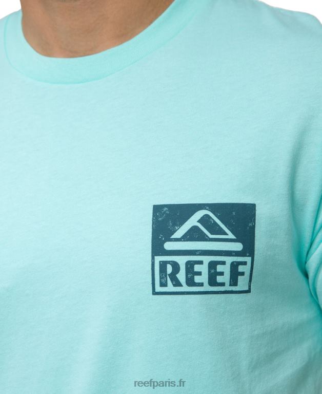 en Reef t-shirt à manches courtes wellie Hommes bleu aruba 0XL0D578