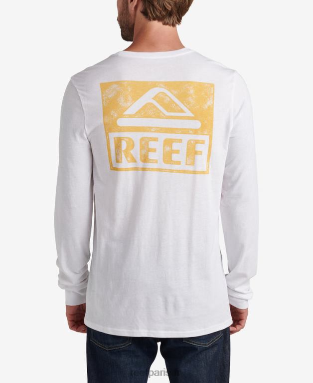 en Reef t-shirt à manches longues wellie Hommes guimauve 0XL0D624