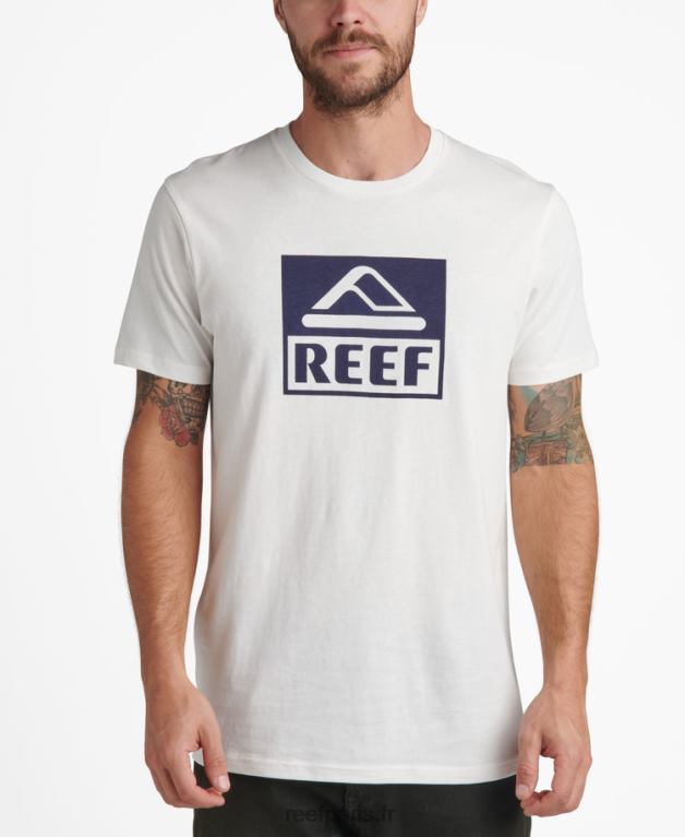 en Reef t-shirt pilote à manches courtes Hommes guimauve 0XL0D630