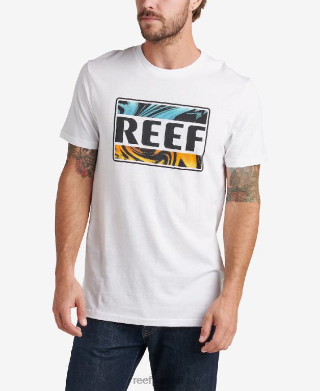 fr Reef t-shirt bengale à manches courtes Hommes guimauve 0XL0D617