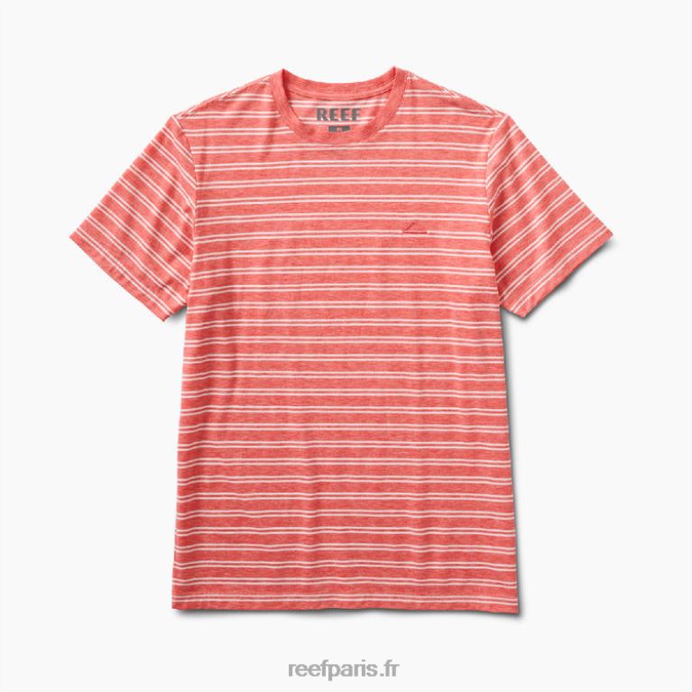 fr Reef t-shirt en tricot à manches courtes sutter Hommes hibiscus 0XL0D585