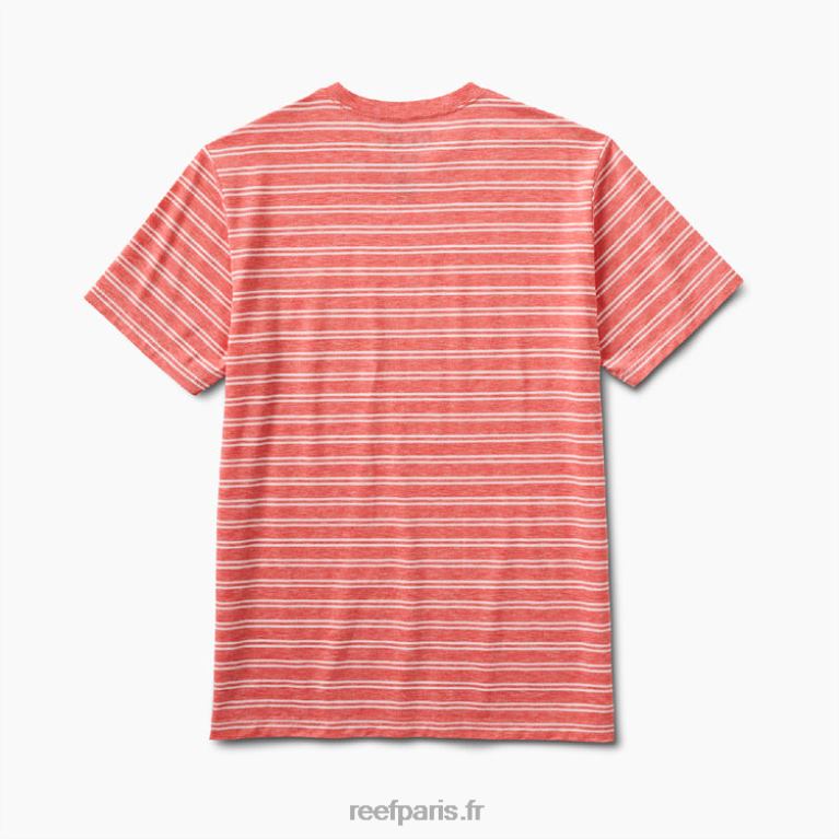 fr Reef t-shirt en tricot à manches courtes sutter Hommes hibiscus 0XL0D585
