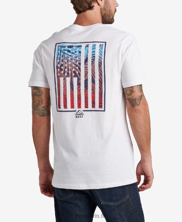 fr Reef t-shirt jamison à manches courtes Hommes guimauve 0XL0D553