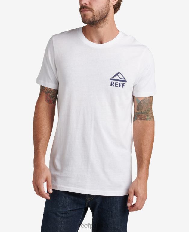 fr Reef t-shirt jamison à manches courtes Hommes guimauve 0XL0D553