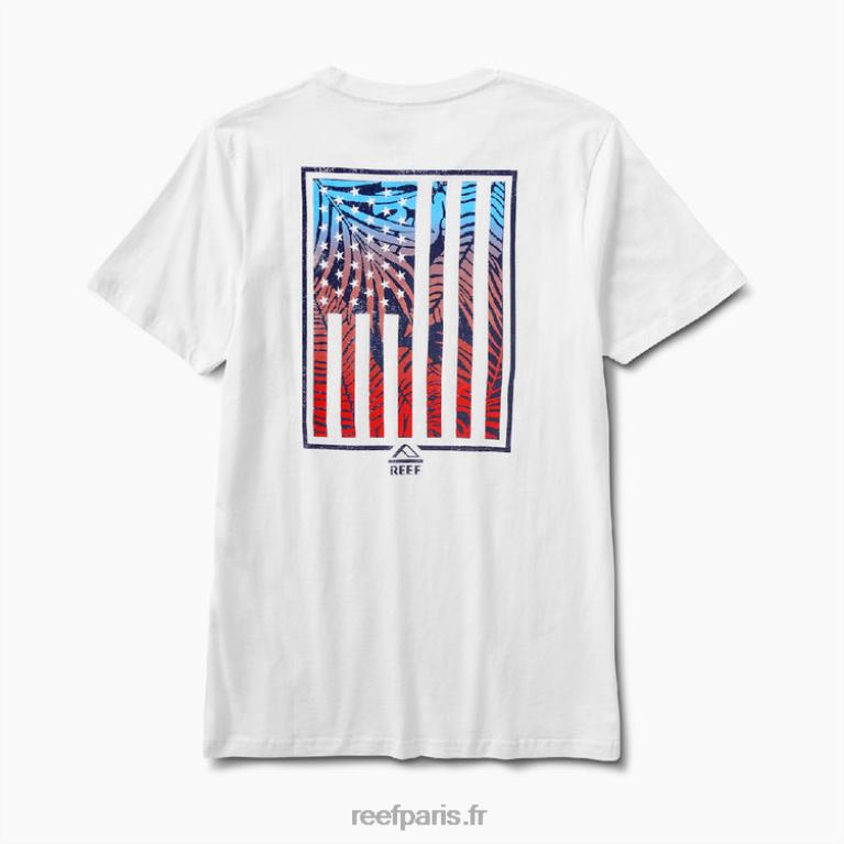 fr Reef t-shirt jamison à manches courtes Hommes guimauve 0XL0D553