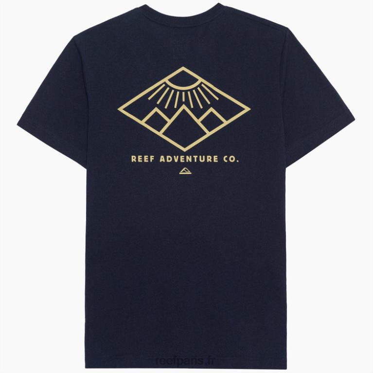 fr Reef t-shirt à manches courtes Peaks Recyclo Hommes marine 0XL0D591