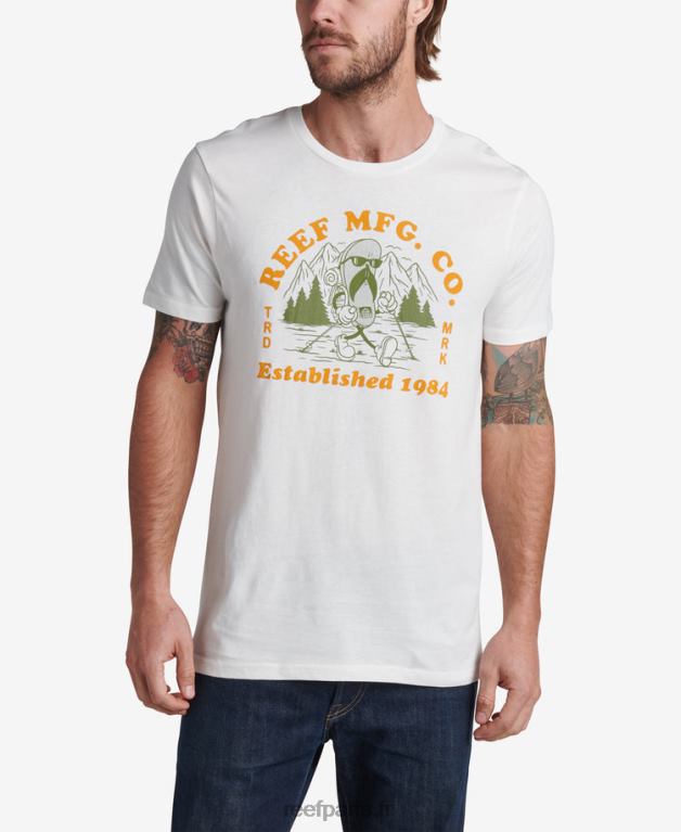 fr Reef t-shirt à manches courtes balboa Hommes guimauve 0XL0D567