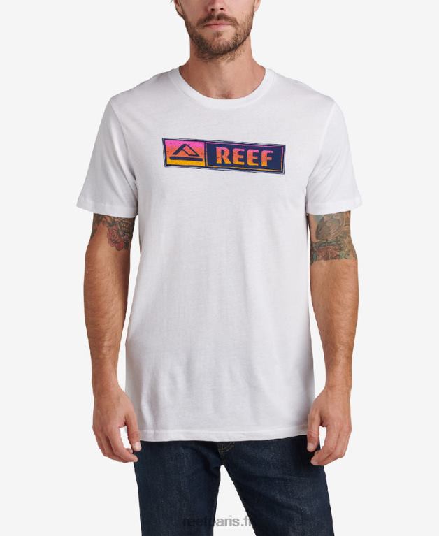 fr Reef t-shirt à manches courtes lucis Hommes guimauve 0XL0D571