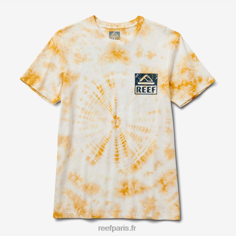 fr Reef t-shirt tie-dye à manches courtes wellie Hommes minéral 0XL0D579