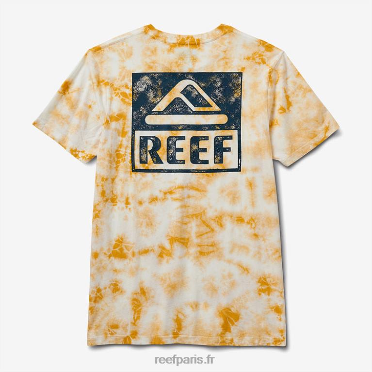 fr Reef t-shirt tie-dye à manches courtes wellie Hommes minéral 0XL0D579