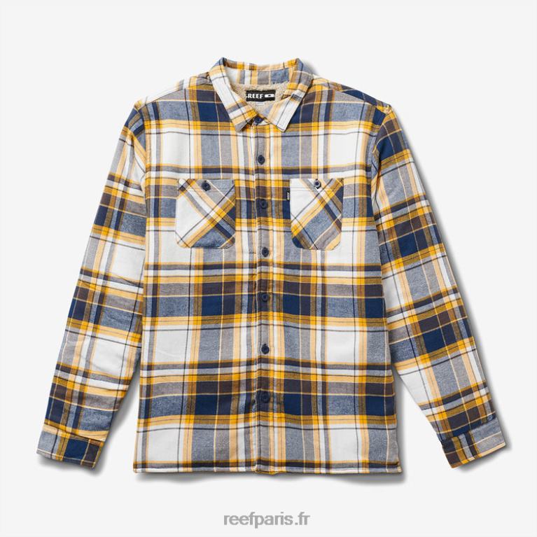 en Reef veste à manches longues hickman Hommes Bleu indigo 0XL0D730