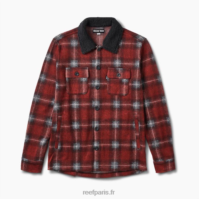 fr Reef veste Kerney Hommes brun garance 0XL0D733