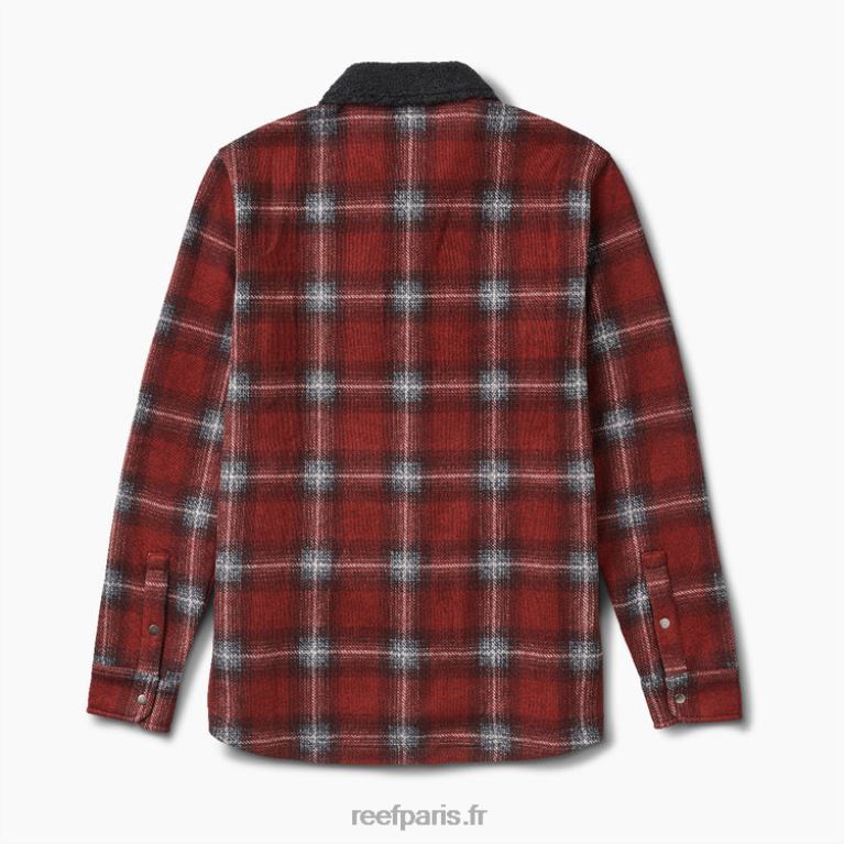 fr Reef veste Kerney Hommes brun garance 0XL0D733